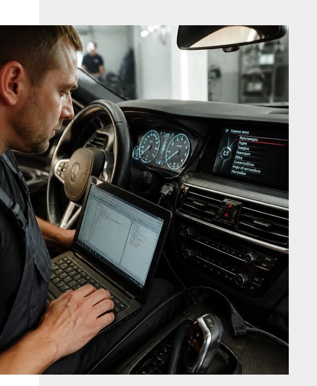 Русификация приборной панели BMW для авто в Ревде от компании